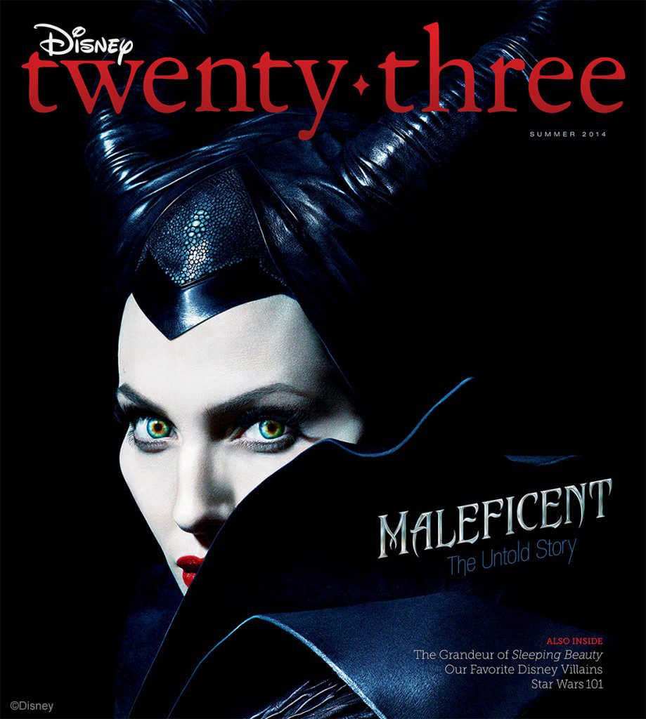Angelina Jolie Casts a Spell As Maleficent On the Cover Of The Summer 2014 Issue of Disney Twenty-Three Angelina Jolie Casts a Spell As Maleficent On the Cover Of The Summer 2014 Issue of Disney Twenty-Three