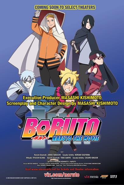 VIZ Media Announces BORUTO Anime Film Premiere In 80 U.S. Cities