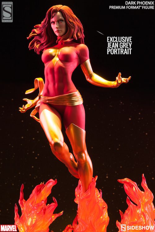 She’s on Fire! Dark Phoenix Premium Format Figure by Sideshow Collectibles