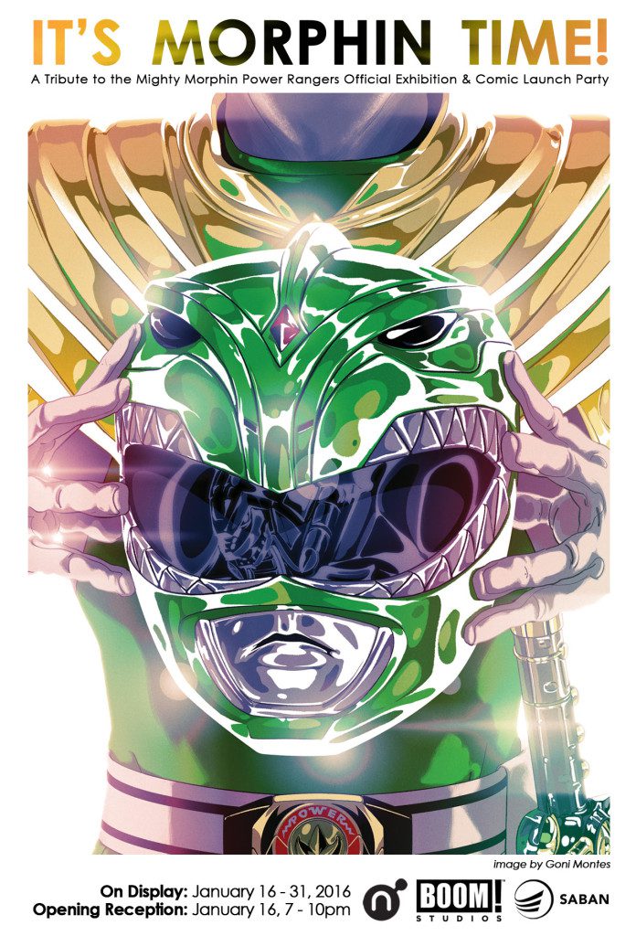 Saban Brands and Nucleus Debut ‘Power Rangers’ Exhibit to Celebrate New BOOM! Studios Comic