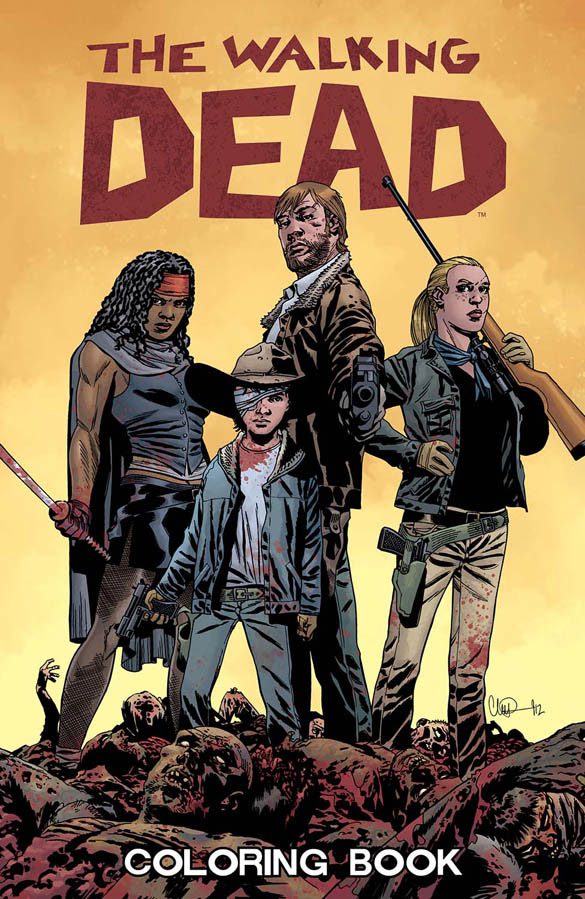Better Stock Up On Red: The Walking Dead Coloring Book