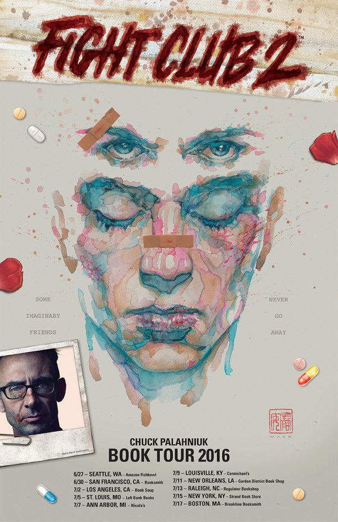 Dark Horse Announces Fight Club 2 Book Tour 2016 Featuring Chuck Palahniuk