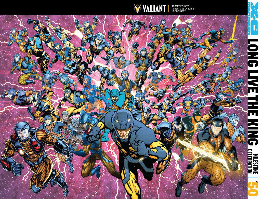 Valiant Reveals Record-Setting Jam Cover for X-O Manowar #50 – Coming in September