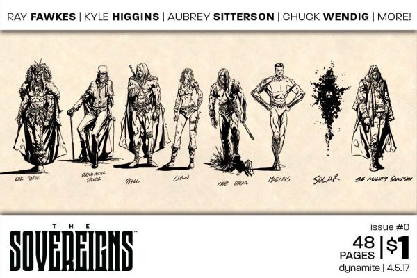 The Sovereigns from Dynamite Entertainment Re-imagines Legendary Gold Key Heroes