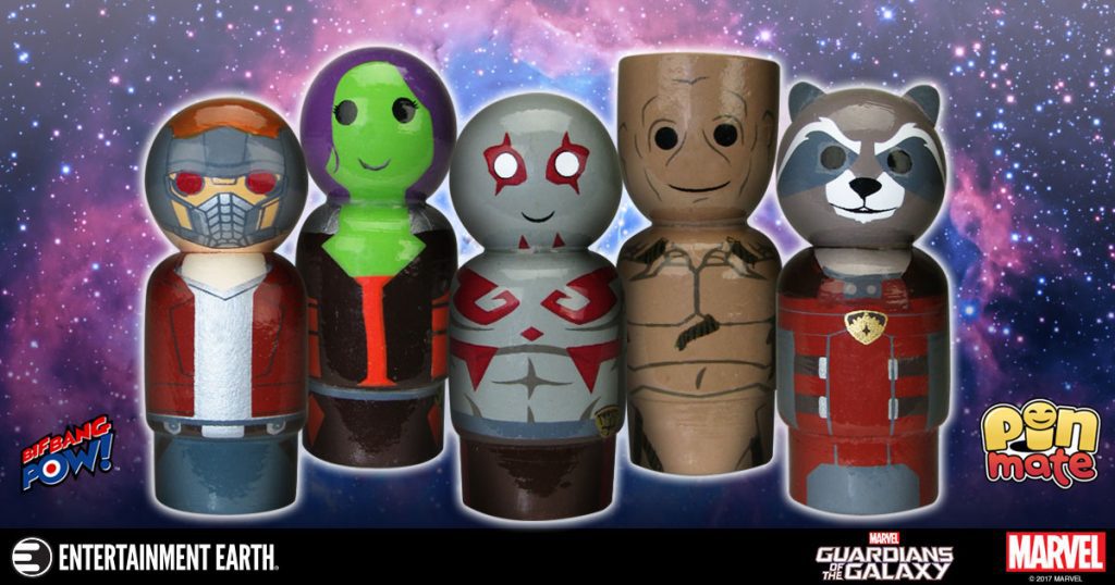 Toy Fair 2017 Debut: New Guardians of the Galaxy Pin Mate Figures Unite for Galactic Safety Toy Fair 2017 Debut: New Guardians of the Galaxy Pin Mate Figures Unite for Galactic Safety