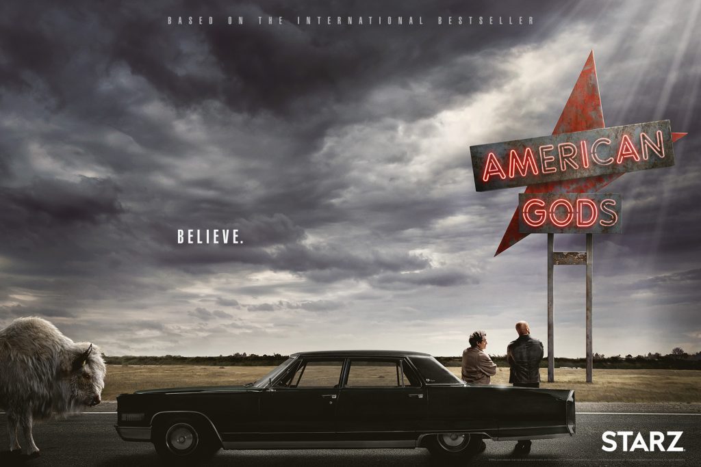 Starz Announces the Highly Anticipated American Gods to Premiere in the U.S. on April 30th