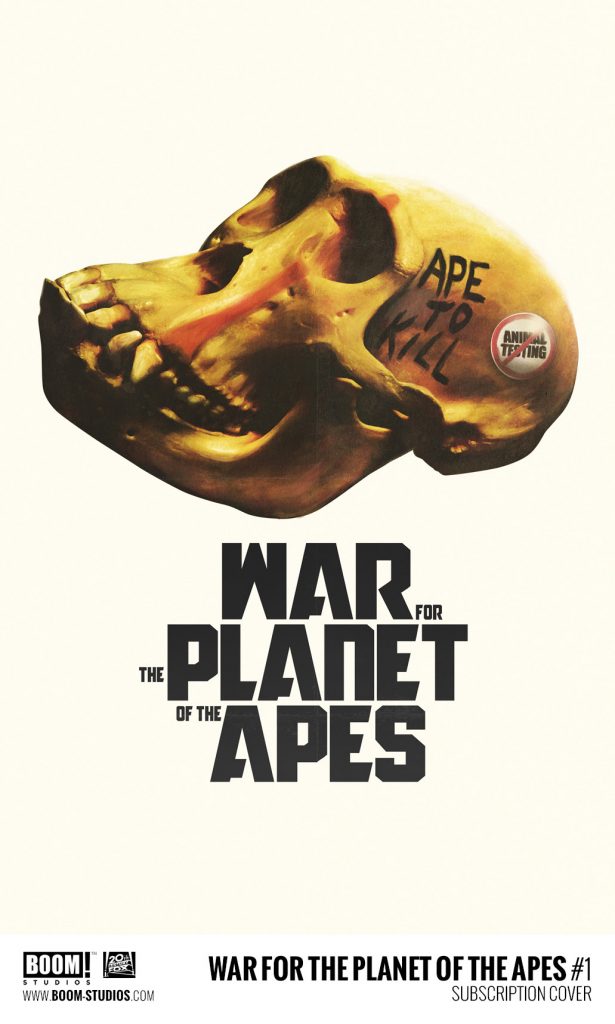 Boom! Studios and Twentieth Century Fox Announce War for the Planet of the Apes Comic Book Series