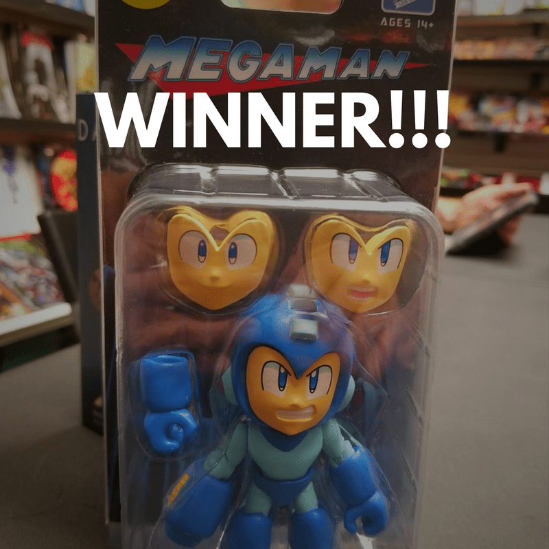 Winner Announced for Podcast Giveaway: SDCC Glow in the Dark Mega Man Winner Announced for Podcast Giveaway: SDCC Glow in the Dark Mega Man