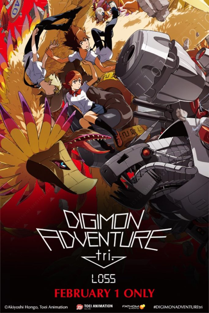 First Installment of Thrilling New DIGIMON Trilogy, ‘DIGIMON ADVENTURE tri.: Loss,’ Featuring Original Cast, Comes to Cinemas for a Special One-Night Event on February 1