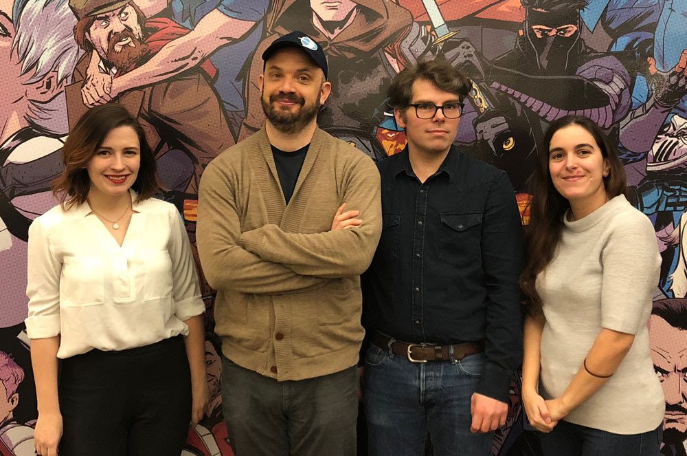 Valiant Entertainment Promotes Atom! Freeman, Peter Stern, Victoria McNally, and Annie Rosa