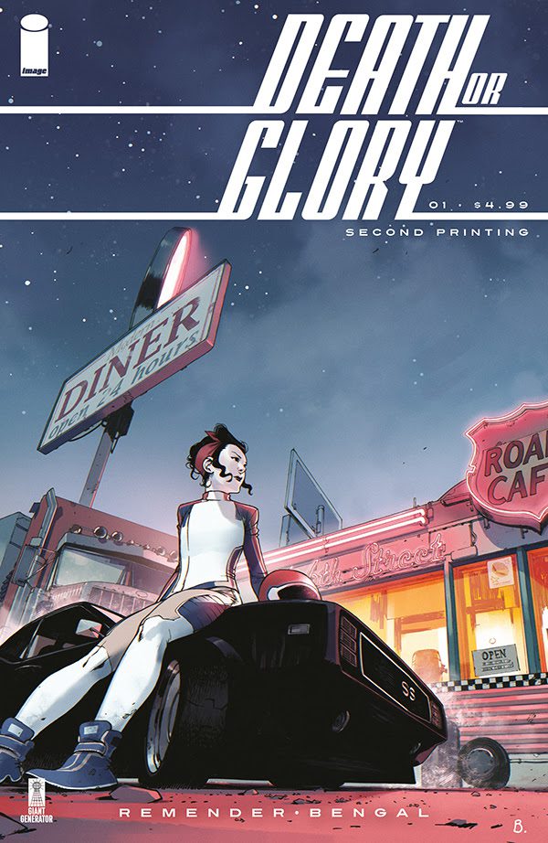 Sizzling DEATH OR GLORY Shifts Into Top Gear with 2nd Printing