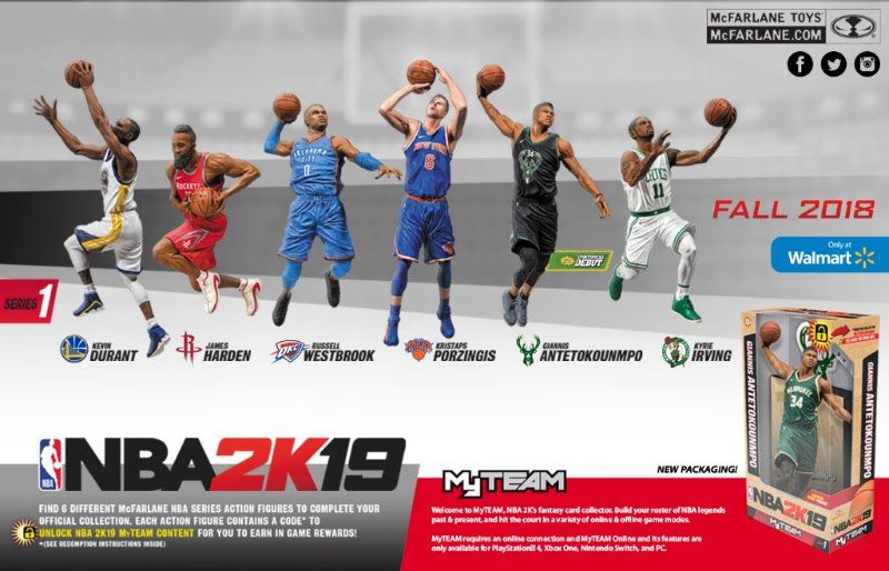 McFarlane Toys Partners with 2K on NBA Action Figure Line