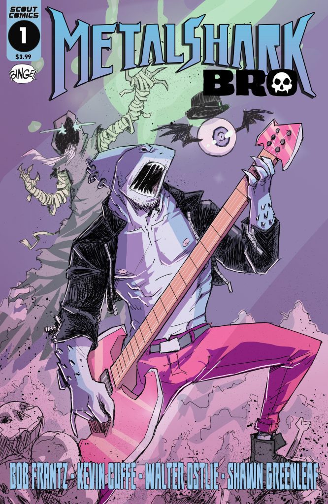Scout Comics is Proud to Present METALSHARK BRO! Scout Comics is Proud to Present METALSHARK BRO!