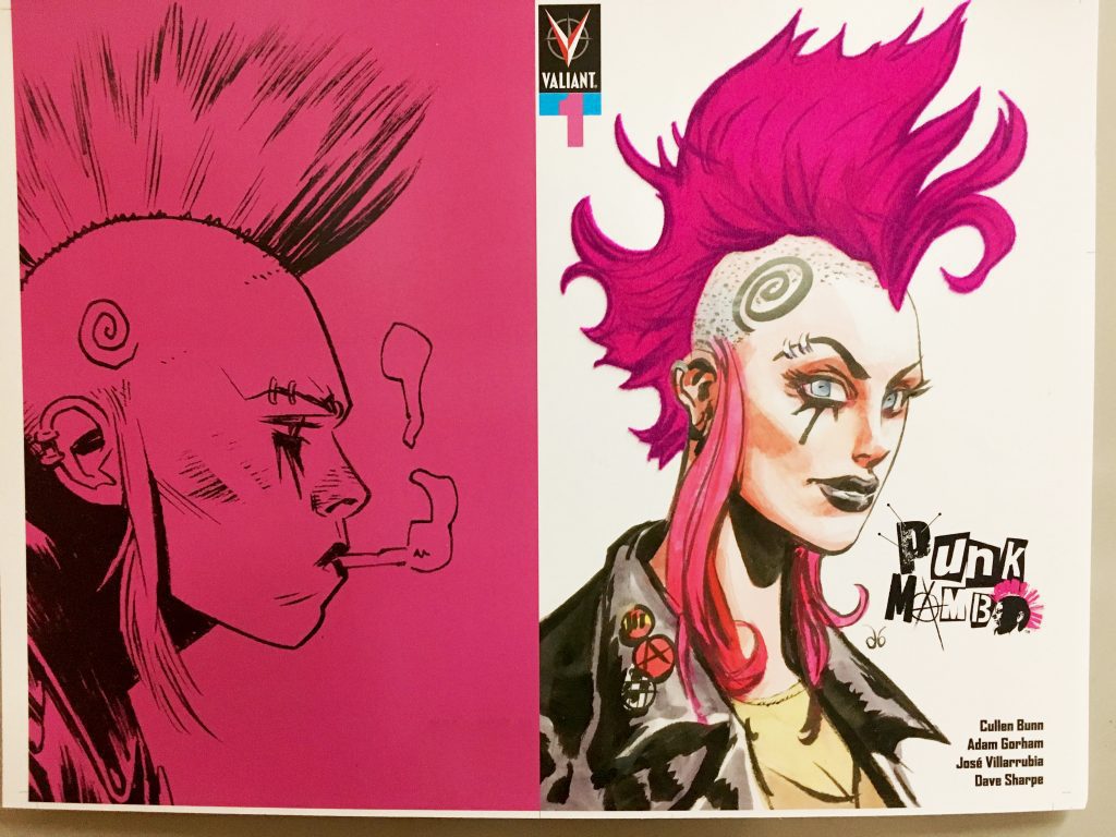 First Look: Flocked Punk Variant Cover for Punk Mambo #1