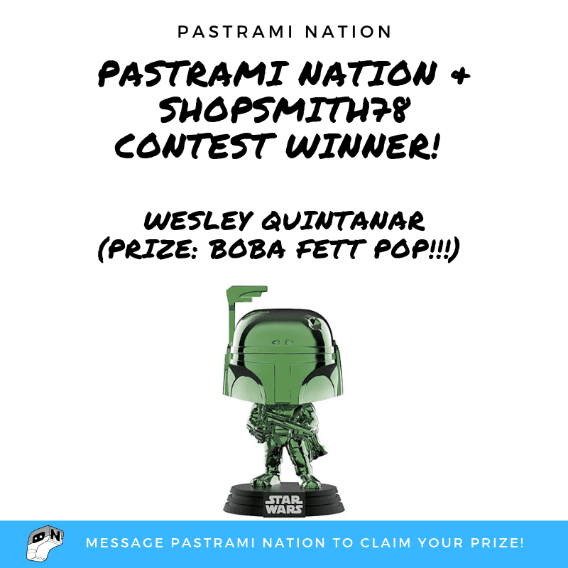 Winner of the Pastrami Nation/ ShopSmith78 Contest Announced