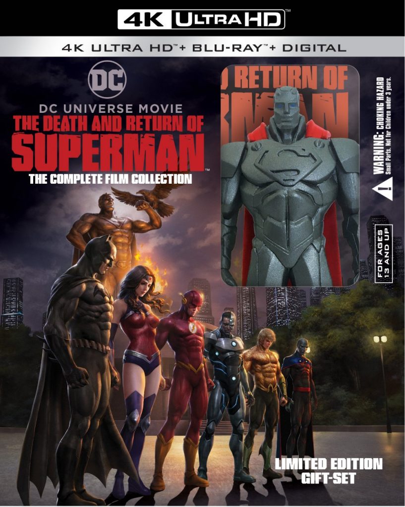 The Death and Return of Superman Complete Film Collection Releases October 1st