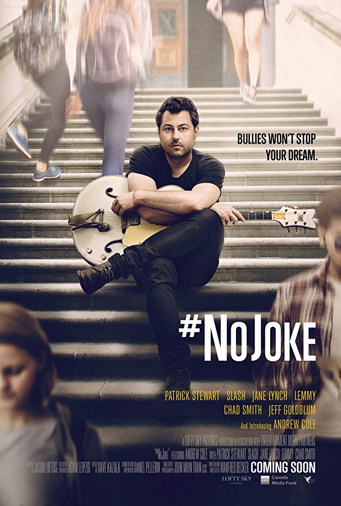 Genre icons Patrick Stewart, Jeff Goldblum, Michael Biehn, and Charlie Sheen Band Together for New Anti-Bullying Film #NOJOKE