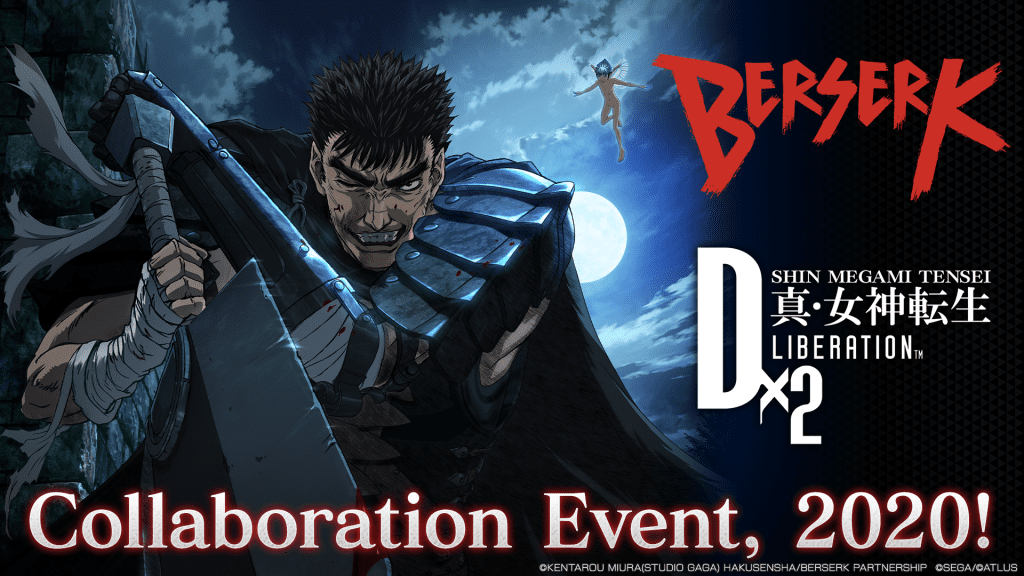 Shin Megami Tensei Liberation Dx2 collaborates with Berserk and Bayonetta