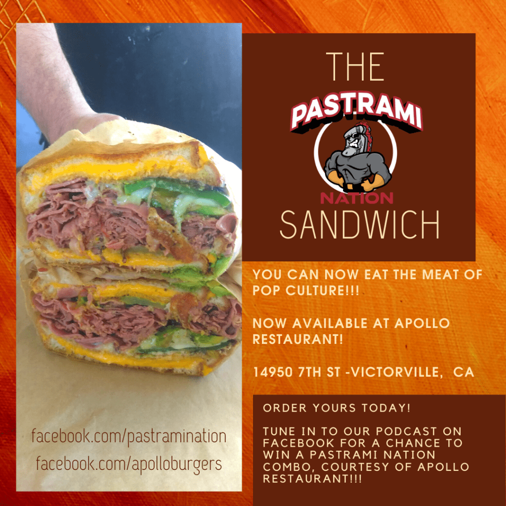 You Can Now Eat the Meat of Pop Culture- Apollo Burger Announces the Pastrami Nation Sandwich