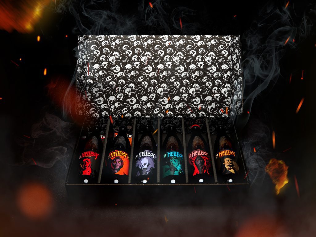 Announcing The Hellboy Collectors Boxes from Gigantic Brewing & Dark Horse Comics