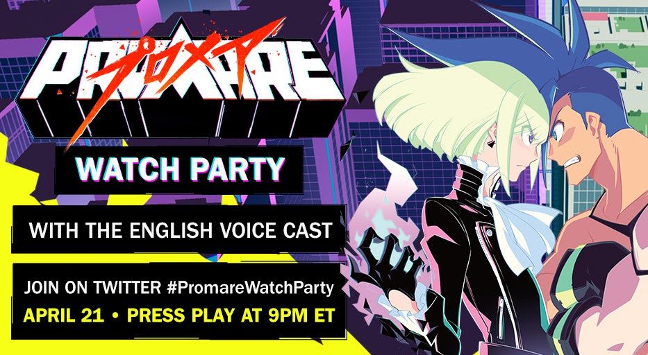 GKIDS Announces PROMARE Watch Party on April 21 GKIDS Announces PROMARE Watch Party on April 21