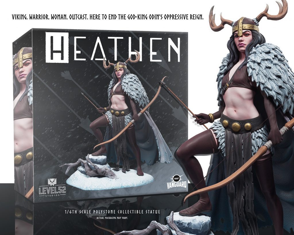 Vault and Level52 Studios Announce Epic HEATHEN Statue