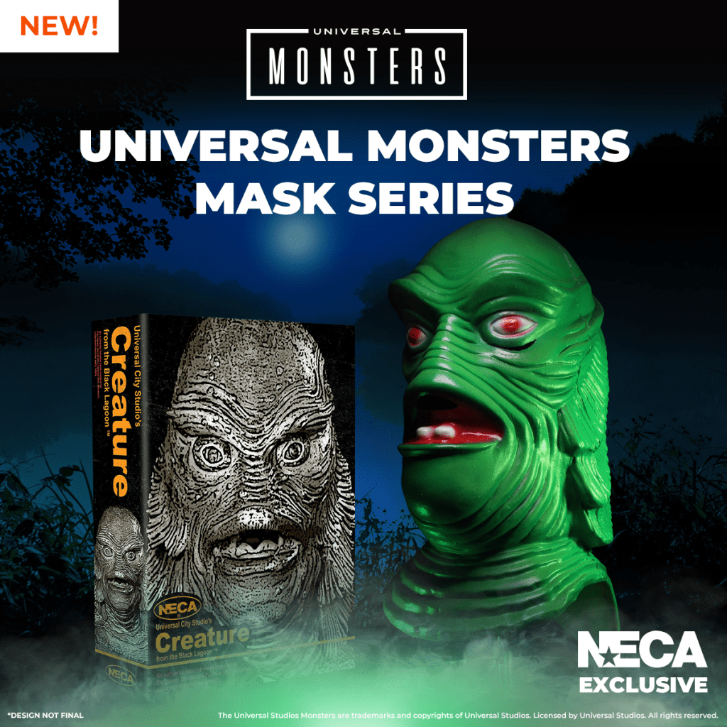 NECA Unleashes Universal Monsters with a Series of Limited-Edition Collectible Masks