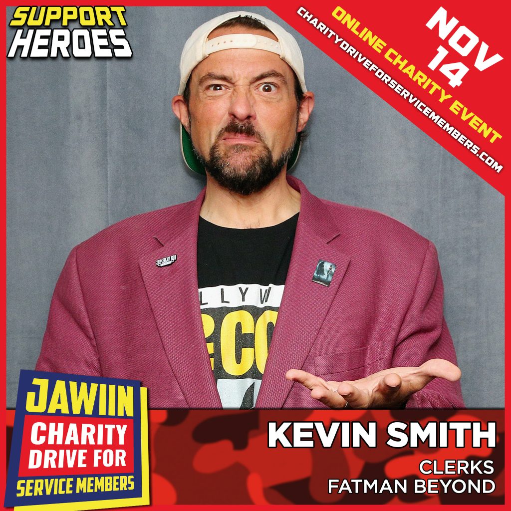 Director Kevin Smith and Friends Join Jawiin Charity Drive