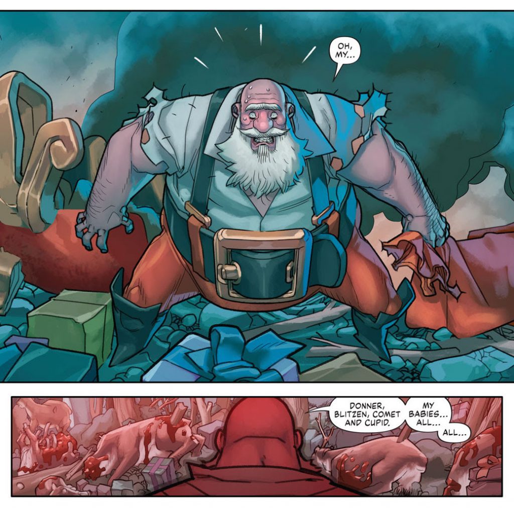 Ho Ho, Oh No, It’s SLAY BELLS #1 – Bad Idea’s Santa Spectacular Kicks Butt, Takes Names with Zeb Wells & David Lafuente