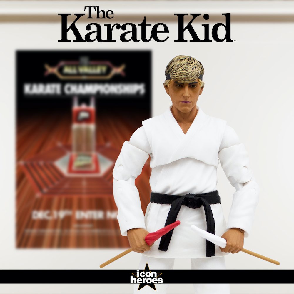 Exclusive Cobra Kai Dojo Johnny Lawrence Deluxe Action Figure Now Available from Icon Heroes