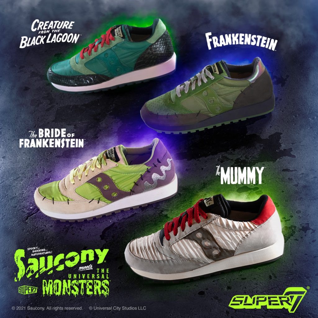 Super7 x Saucony Universal Monsters Shoes Coming Soon