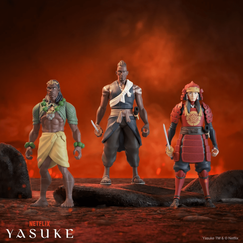 Super7 to Release Collectible Figures for Netflix’s Yasuke and Eden Anime Series
