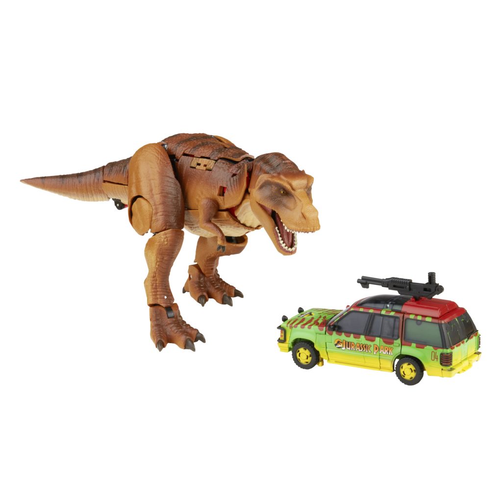 LIFE FINDS A WAY WITH NEW TRANSFORMERS X JURASSIC PARK COLLABORATION: INTRODUCING ‘TYRANNOCON REX’ AND ‘AUTOBOT JP93’