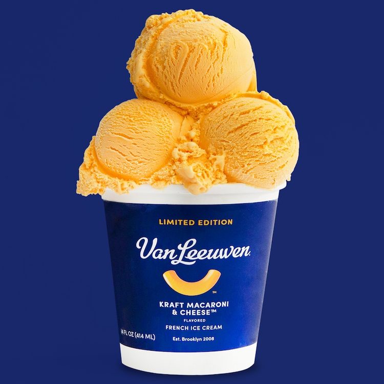 Kraft Macaroni & Cheese Blends Together Two Iconic Comfort Foods to Create a Limited-Edition Macaroni & Cheese Flavored Ice Cream