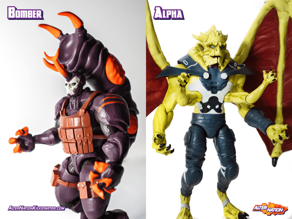 Panda Mony to Release Alter Nation Phase 2 Action Figures-Kickstarter is Now LIVE!