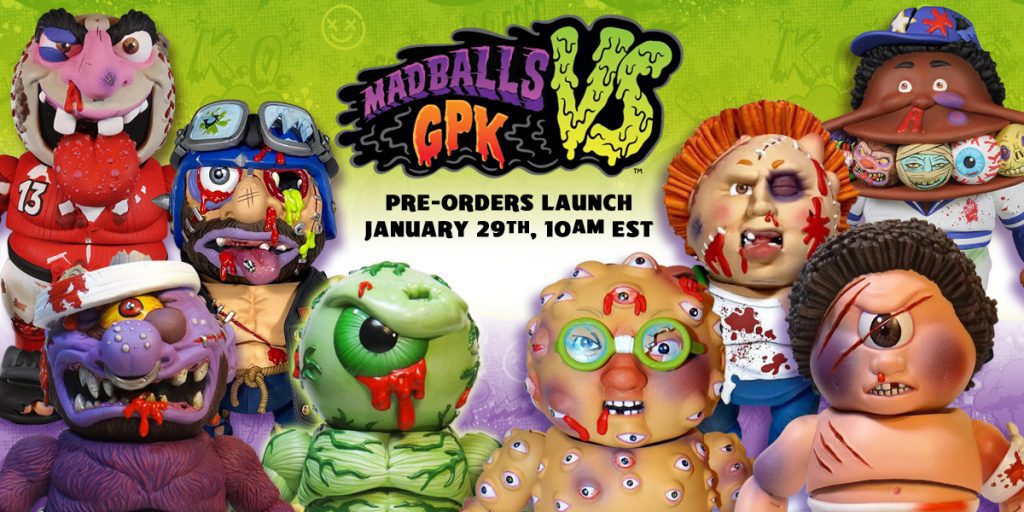 Madballs Vs Garbage Pail Kids Line-Up Revealed-Pre Order Begins Jan 29th