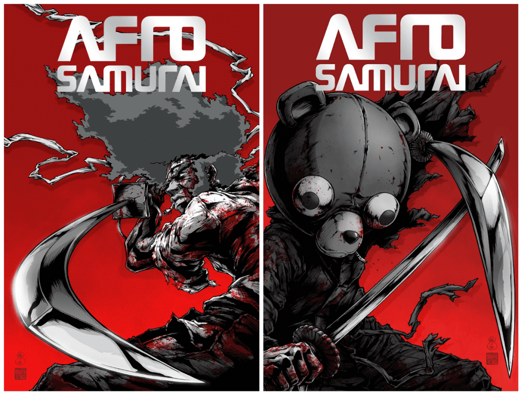 All covers revealed! AFRO SAMURAI Vol. 1 & 2 by Takashi Okazaki