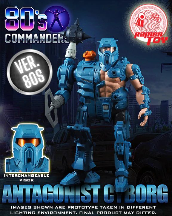 80s Commander Antagonist Cyborg (Original Version & 80s Version) is now up for pre-order from Ramen Toy 80s Commander Antagonist Cyborg (Original Version & 80s Version) is now up for pre-order from Ramen Toy