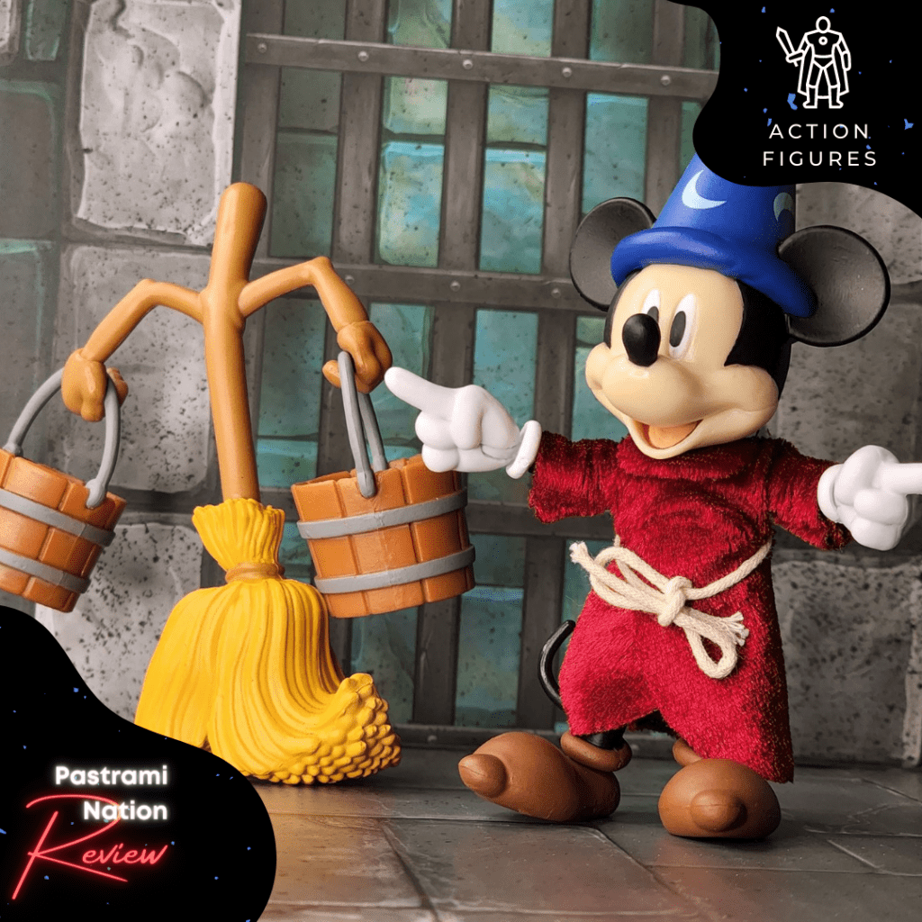 Disney Ultimates Fantasia Sorceror's Apprentice Mickey Mouse Action Figure