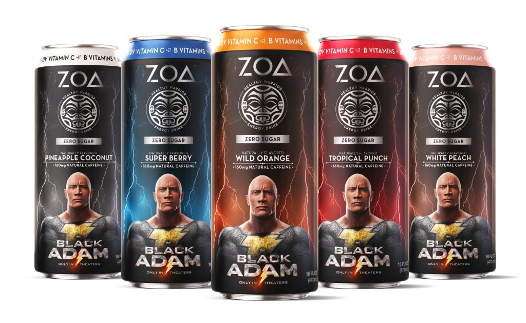 ZOA Energy Announces First-of-Its-Kind Partnership with Black Adam