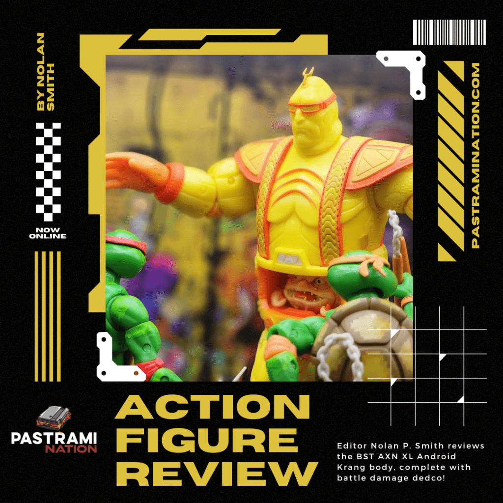 Action Figure Review: BST AXN Krang Arcade Damage Android |