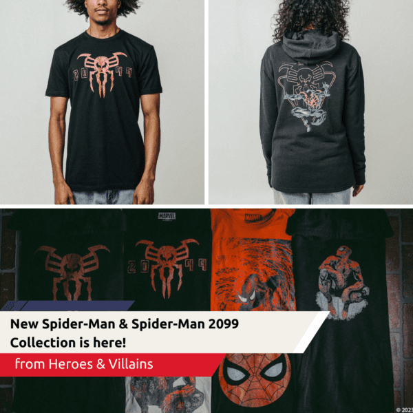 New Spider-Man and Spider-Man 2099 Collection Available from Heroes & Villains New Spider-Man and Spider-Man 2099 Collection Available from Heroes & Villains