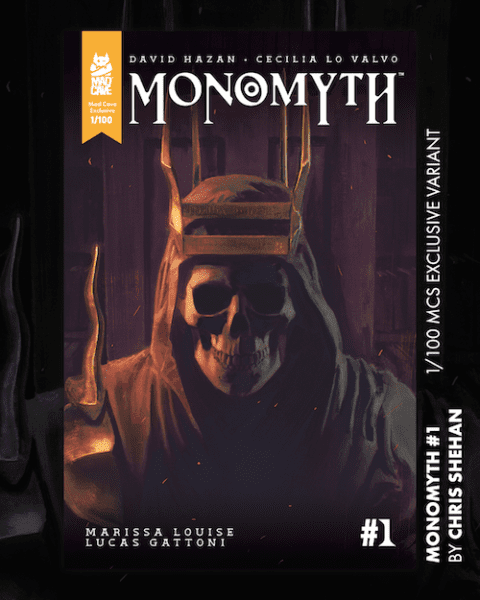 Fantasy/horror series MONOMYTH from David Hazan is coming soon from Mad Cave Studios