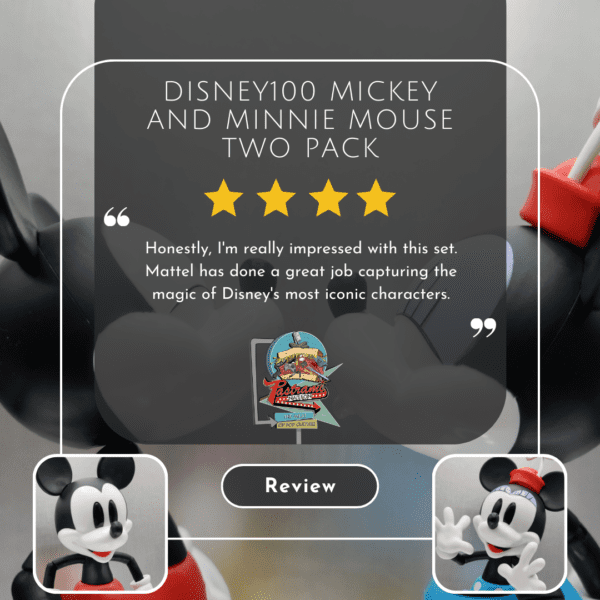 Action Figure Review: Disney100 Mickey and Minnie Mouse Two Pack