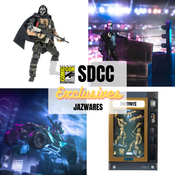 SDCC 2023 Exclusives from Jazwares include Call of Duty, AEW, Halo and more
