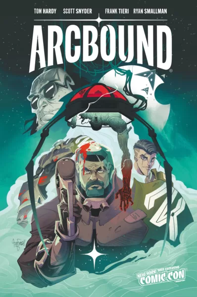 Introducing ARCBOUND: A Bold New Sci-Fi Saga Crafted by the Legendary Trio of Scott Snyder, Frank Tieri, and Ryan Smallman in Creative Collaboration with Tom Hardy Introducing ARCBOUND: A Bold New Sci-Fi Saga Crafted by the Legendary Trio of Scott Snyder, Frank Tieri, and Ryan Smallman in Creative Collaboration with Tom Hardy