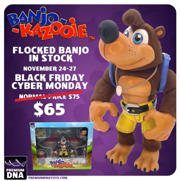 Premium DNA Toys Announces Black Friday and Cyber Monday Deals, Including Banjo Kazooie, Mars Attacks and Care Bears