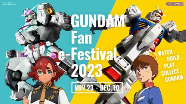 GUNDAM Fan e-Festival 2023, Where GUNDAM Fans Will Take Center Stage from November 23 to December 10, Invites Fans to Take Control of the Moving RX-78F00 GUNDAM in Japan!