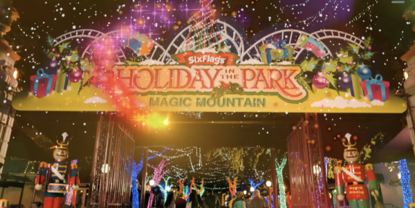 Six Flags Magic Mountain Dazzles Southern California During Holiday in the Park