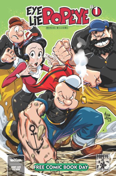 Massive Publishing Partners with King Features to Release Eye Lie Popeye, an Anime-inspired Reimagining of the Classic Character